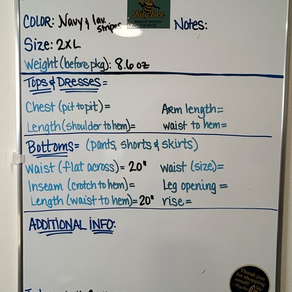 Adidas AEROREADY Skort 2XL Navy Blue w/ Lavender Pink Stripes | Athletic - Picture 6 of 6